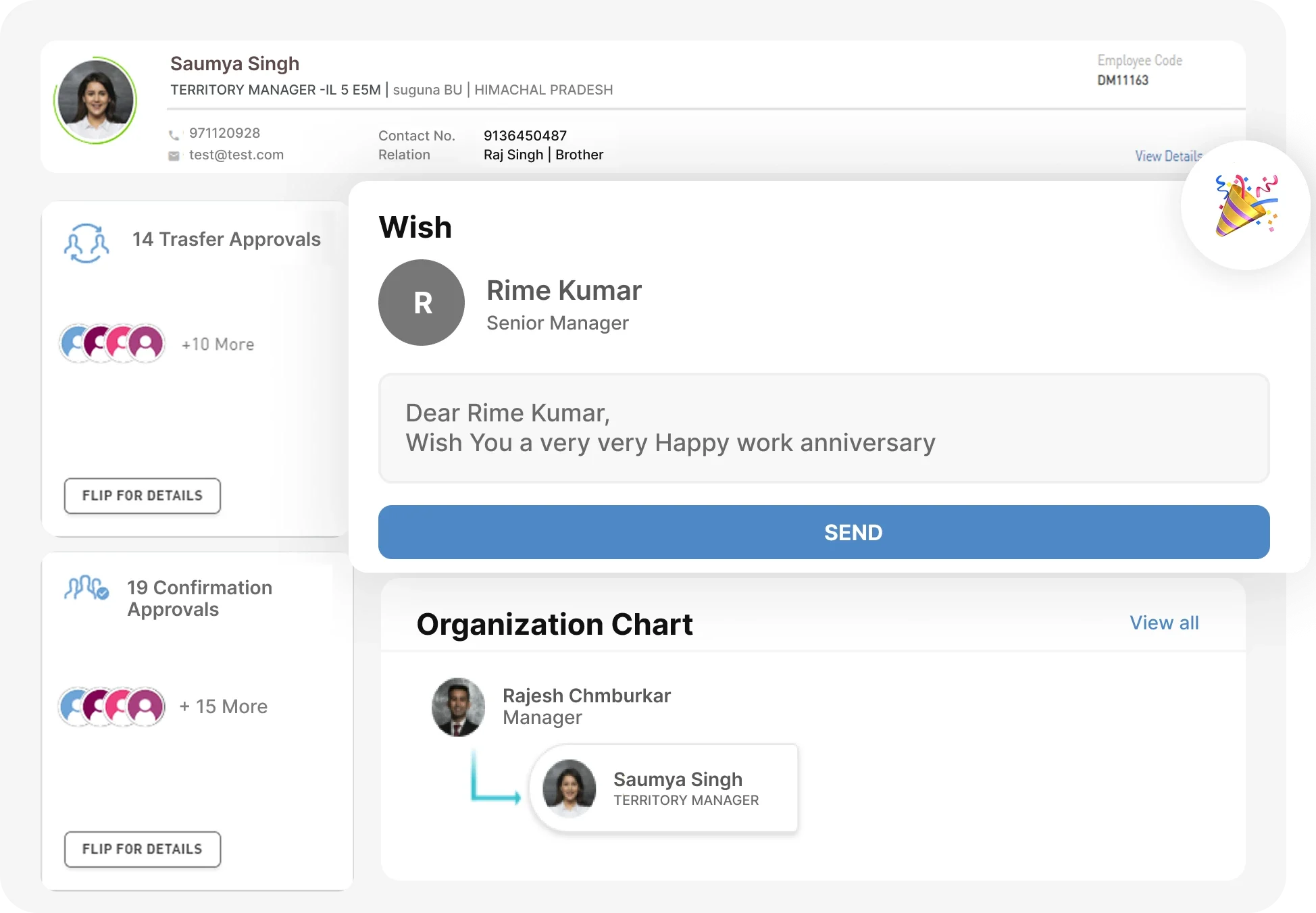 People Strong HRIS Module Screenshot